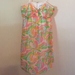 Classic strapless silk shoshanna dress